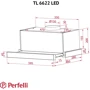 Витяжка Perfelli TL 6622 I 1000 LED: Тип фільтра повітря Рециркуляція, Відведення