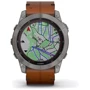 Смарт-часы Garmin Fenix 7X Sapphire Solar Titanium with Chestnut Leather Band (010-02541-19): Интерфейсы подключения Bluetooth , Wi-Fi , ANT +