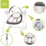 Гойдалка 4Baby Swing graphite (4SG03): Вік с рождения