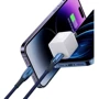 Кабель Baseus Cable USB-C to Lightning Glimmer Series Fast Charging Data 1m Blue (CADH000003) фото 3