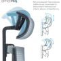 Офісне крісло OfficePro Balance OC620-B-DG-DG: Оснащення З хрестовиною, З коліщатками, Поперековий валик, підлокітники, Підголівник