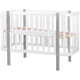 Дитяче ліжечко Babyroom Місяць 120x60 см білий - сірий (625552)