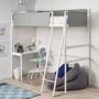 Каркас кровати с мезонином и столешницей ІКЕА VITVAL 90х200 см (693.025.66) фото 4