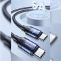 Кабель Usams Cable USB-C to USB-C PD 100W 2m Black (US-SJ525): Длина 2 м