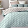 Покривало IDEIA Стиль Cube двостороння м'ята/світло-сірий 140х210 см (4820227283026)