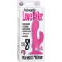 Вибратор с присоской Rechargeable Wireless Pleaser Pink, 10.7x3.7 см