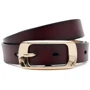Женский ремень Borsa Leather коричневый CV1ZK015-goldbrown)
