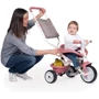 Детский металлический велосипед Smoby 3 в 1 Би Муви Комфорт с ручкой, розовый (740415) фото 9