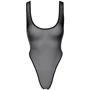 Боди Noir Handmade F322 Paparazzi elastic mesh body Black, S