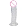 Прозрачный фаллоимитатор Alive Jelly Dildo Empire, ТПЕ, присоска, диаметр 4,3см, длина 19,3см