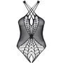 Сексуальный боди с пикантным вырезом Obsessive B118 black S/M/L