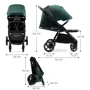 Прогулочная коляска Kinderkraft Mitzy Jade Green (KSMITZ00GRE0000) фото 9