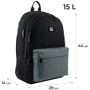 Рюкзак GoPack Education Teens 140L-4 серый (GO24-140L-4) фото 13