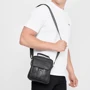 Чоловіча сумка через плече чорна Keizer (K12045a-black): Тип ручки Плечевой ремень, Короткая ручка