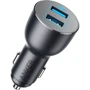Зарядное устройство ANKER Car Charger 2хUSB PowerDrive III 36W Black (A2729H11/A2729G11)