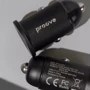 Зарядное устройство Proove Car Charger USB+USB-C Tiny Power 20W Black: Тип автомобильное