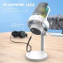 Микрофон Fifine RGB AmpliGame A8W White: Тип Универсальные