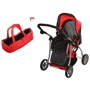 Коляска для кукол Melogo 9672 (pink/blue): Цвет розовый