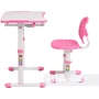 Комплект FunDesk Парта и стул-трансформеры OMINO PINK
