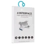 USB-флешка COTEetCI 64Gb U70 Four Interface 4-in-1 USB 3.0 Gold (CS8836-64) фото 4