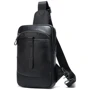 Мужская сумка-слинг Buffalo Bags черная (SHIM8037A-black)