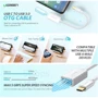 Адаптер Ugreen Adapter US154 USB-C to USB3.0 White (30702): Колір белый