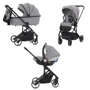Универсальная коляска 3в1 Carrello Alfa CLR-6508 (Cloud Grey) фото 13
