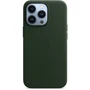 Чехол для iPhone Apple Leather Case with MagSafe Sequoia Green (MM1G3) for iPhone 13 Pro: Тип чехла накладка на заднюю часть