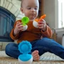 Прорізувач-неваляшка Fat Brain Toys dimpl wobl помаранчевий (F2172ML): Виробник Fat Brain Toys