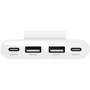 Адаптер Belkin Adapter USB-C to 2хUSB-C+2хUSB White (BUZ001BT2MWHB7): Інтерфейс підключення USB-C, USB-C