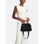 Жіноча сумка тоут Furla Meraviglia M Top Handle чорна (WB00343-BX0041-O6000): Фактура Зерниста, матова