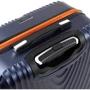 Чемодан Rogal большой темно-синий (RGL663L-dark-blue-orange): Застежка Молния