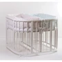 Кроватка детская Twins для двойни 110х110 L100-TW-01, белый