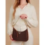 Женская сумка хобо Michael Kors JET SET CHARM MD CONV POUCHETTE XBODY темно-коричневая (32R3GT9C8B252): Тип ручки Со съемным ремнем, Плечевой ремень, Длинная ручка, На цепочке