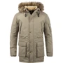Парка Jack & Jones 38647659 54 бежевая зимняя с капюшоном