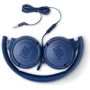 Наушники JBL 500, Blue (JBLT500BLU): Тип конструкции полноразмерные
