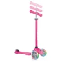 Самокат GLOBBER серии PRIMO LIGHTS, розовый, колеса с подсветкой, до 50кг, 3+, 3 колеса (423-110-3): Тип колес литые