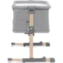 Приставная кроватка-люлька Kinderkraft Neste Grow Light Grey Full Wood (KCNEGR00LGR000W): Колеса 4 колеса