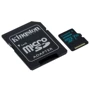 Карта памяти Kingston 128GB microSDXC Class 10 UHS-I U3 V30 + adapter (SDCG2/128GB)