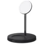Зарядное устройство Belkin Wireless Charger Stand MagSafe Black (WIZ010VFBK) for iPhone 16 I 15 I 14 I 13 I 12 series: Кабель в комплекте встроенный