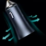 Зарядное устройство Baseus Car Charger USB+USB-C Golden Contactor Pro 40W Dark Gray with USB-C Cable (TZCCJD-0G) фото 11