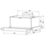 Вытяжка Minola HTL 6614 BL 1000 LED фото 6