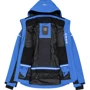 Гірськолижна куртка CMP Man Jacket Zip Hood (31W0337-N951) 50 синя з капюшоном: Склад поліестер, Еластан