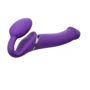 Безремневой страпон с вибрацией Strap-On-Me Vibrating Violet L