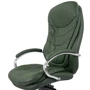 Кресло АКЛАС Валенсия Soft CH MB Зеленый (Кожа Lux LC-green) (00086862): Материал корпуса Дерево