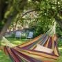 Гамак гавайский Jumi Garden тканевый с чехлом цветной (5900410905825)
