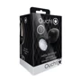 Металлическая анальная пробка Ouch! Heart Gem Gunmetal - Diamond, М