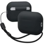 Чехол для наушников Elago Silicone Basic Case with Nylon Lanyard Black (EAPP2SC-BA+ROSTR-BK) for Apple AirPods Pro 2
