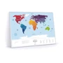 Скретч-карта мира Travel Map Silver World (Eng)
