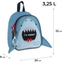 Рюкзак детский Kite K25-538XXS Kids 538 Hungry Shark фото 14